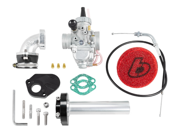 Mikuni VM26 Carb Kit W/ Red Or Black Billet 1/4 Turn Throttle – TTR110 ...