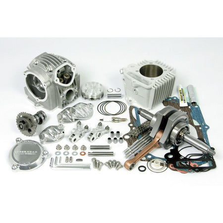 Super Head 4V +R 138cc SCUT Kit w/ 2 Point Supported Crankshaft - Honda CRF50/CRF70/Monkey/Gorilla - Factory Minibikes