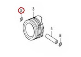 Piston Circlip - Honda OEM - CRF110 - Factory Minibikes