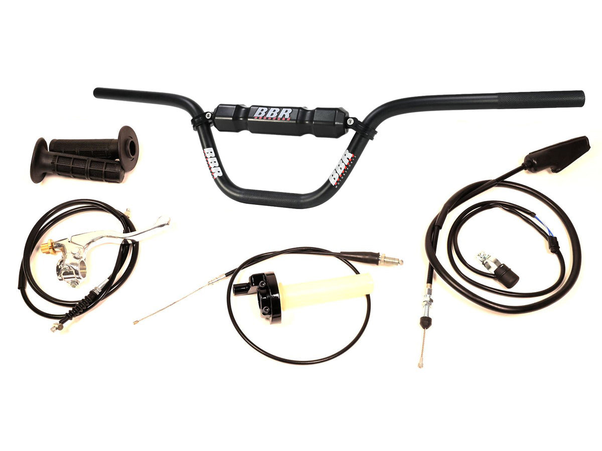 BBR CB910 Edition Handlebar Kit w/Controls - CRF110F - Factory Minibikes