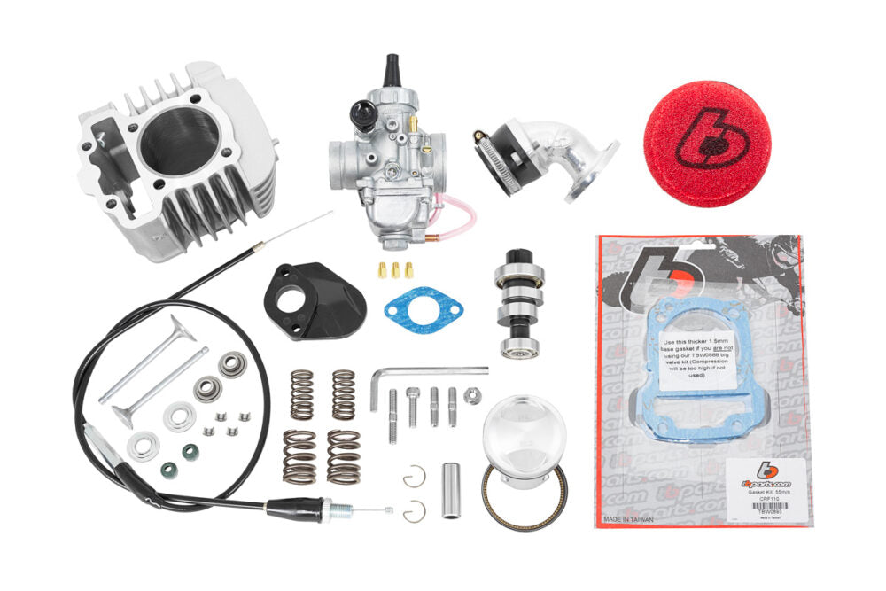 TB132cc, Cam, Big Valve, & VM26 Carb kit – CRF110 2013-2018