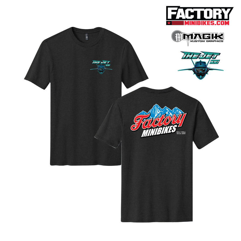 The Jet100 / Factory Minibikes Collab Tee