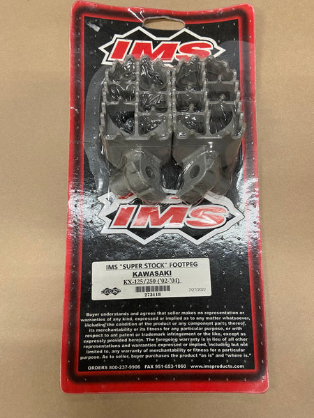 GARAGE SALE -- IMS superstock pegs 02-04 KX125/250 - Factory Minibikes