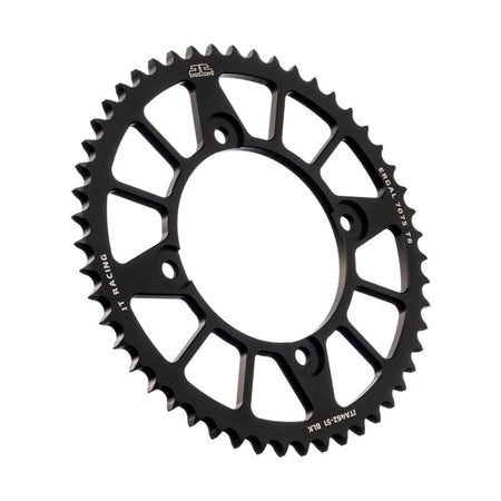 JT Racelite Rear Sprocket 428 Pitch - Black - KLX140/L - Factory Minibikes