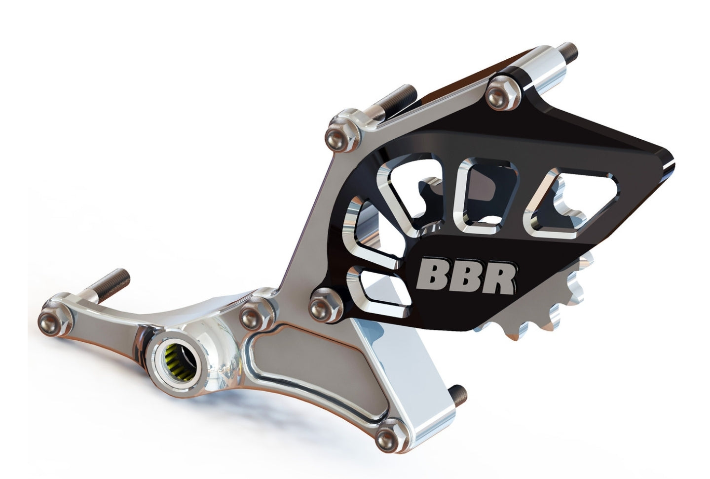 BBR Shift Shaft Support & Sprocket Guard - CRF110F - Factory Minibikes