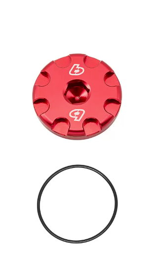 TB Parts Oil Fill Cap, Black or Red – KLX110 - Factory Minibikes