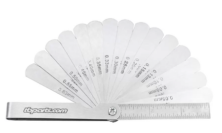 TBParts Feeler Gauge Set - Factory Minibikes