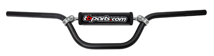 Mid Rise Handlebars, Black – 7/8″ - Factory Minibikes