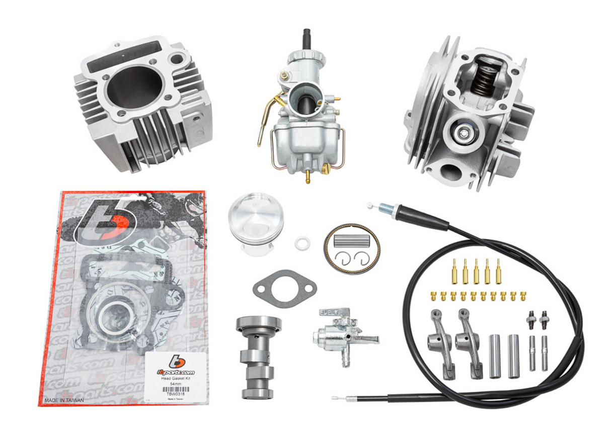 114cc bore kit, Race Head, & 24mm carb kit – TRX90 All Models - Factory Minibikes