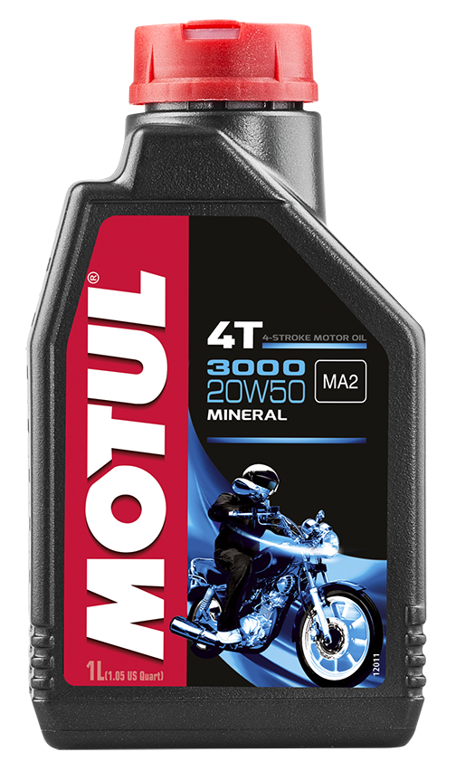 Motul 3000 4-Stroke Motor Oil - 1 Liter