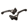 Tusk Folding Lever Set - Black - Factory Minibikes