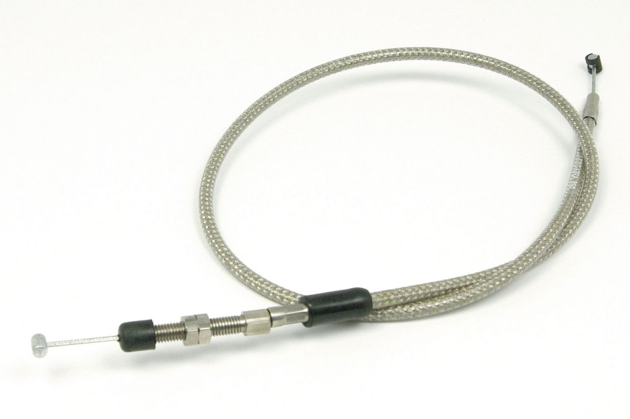 Takegawa Braided Stainless Steel Clutch Cable 920mm - Special Clutch Cover KLX110/CRF50 - 00-02-0211 - Factory Minibikes