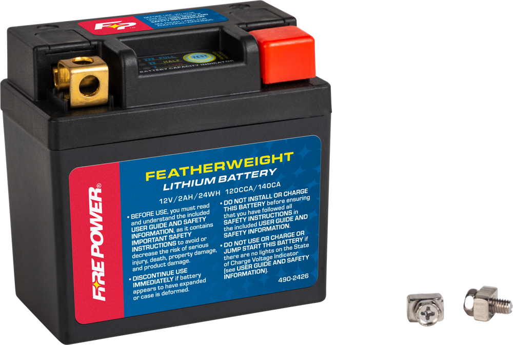 Featherweight Lithium Battery 120CCA - GROUND SHIPPING ONLY - Factory Minibikes