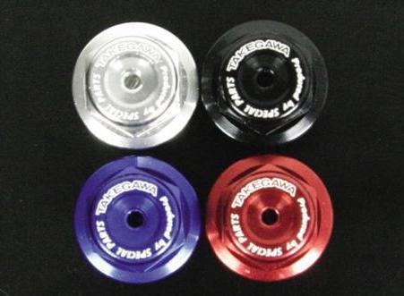 Takegawa Magnetic Oil Drain Bolt M12x1.5 - Red/Blue/Black/Silver - Factory Minibikes