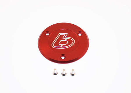 Manual Clutch Billet Cover - Black/Red/Yellow - Fits TB Parts/Modenas KLX110 Manual Clutch Cover - Factory Minibikes