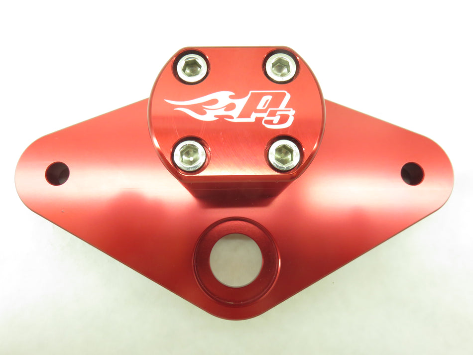 Top Clamp for 68-99 Z50 - TB Parts - Red/Black/Silver - Factory Minibikes