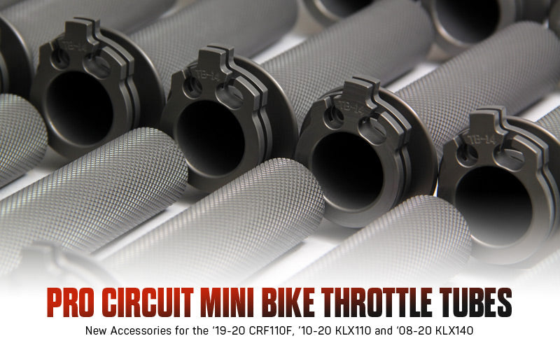 Billet Throttle Tube - 2010 and up KLX110's - 2008 and up KLX140's - Factory Minibikes