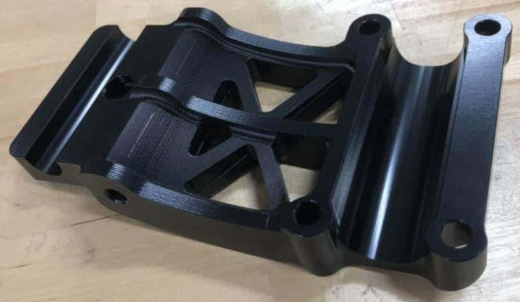 MB-MX Billet Cradle - Black/Red/Bronze/Clear Anodize - CRF110 - Factory Minibikes