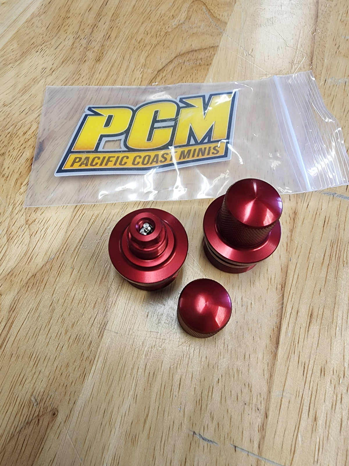 PCM Billet Fork Caps - Honda CRF110 & CRF125F - Factory Minibikes