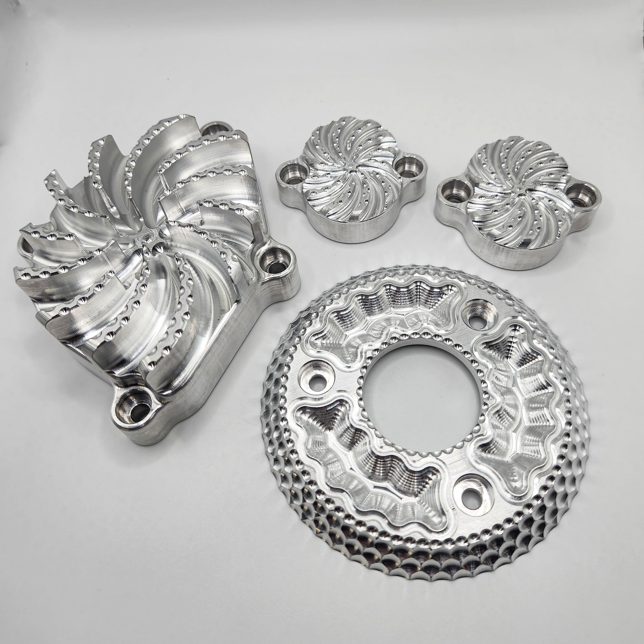 KMX Billet Engine Dress Up Kit - KLX110 & Z125 - Factory Minibikes