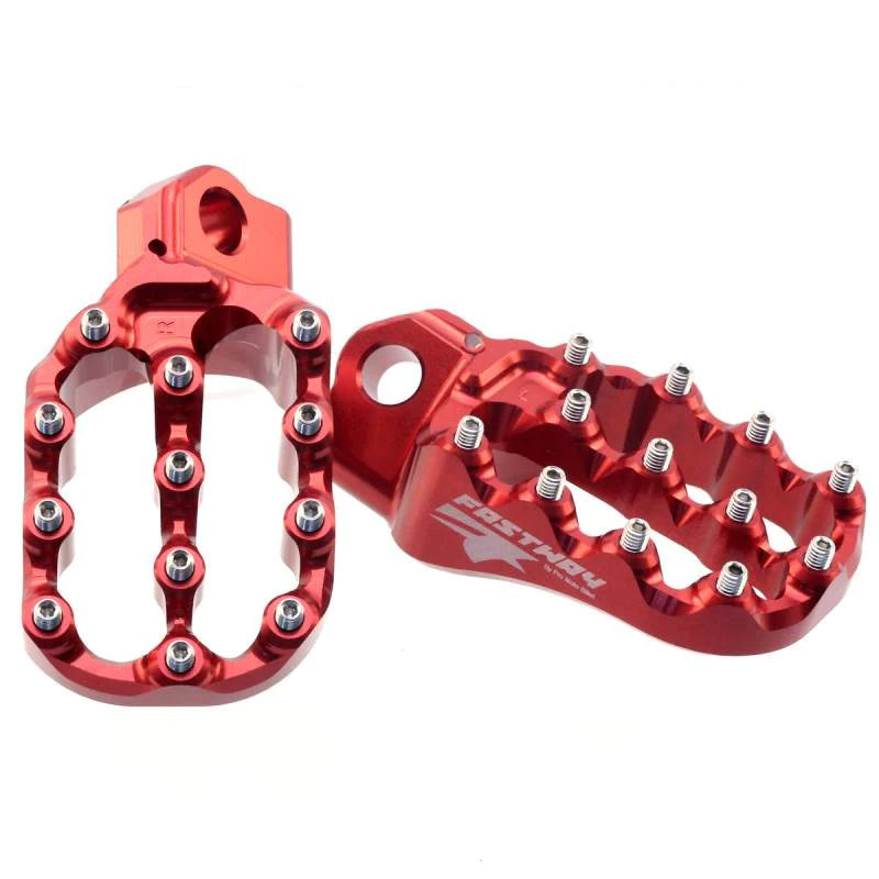 Fastway Evo Air Motorcycle Foot Pegs Kit - CRF110 CRF50 24mm BBR Perimeter/Surron/Talaria - Factory Minibikes