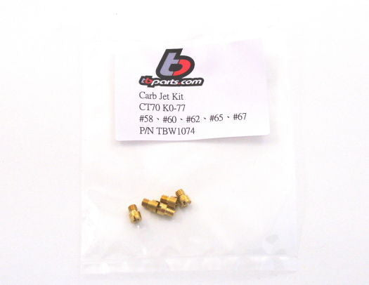 K0-77 Main Jet Kit - Honda CT70 - TBW1074 - Factory Minibikes