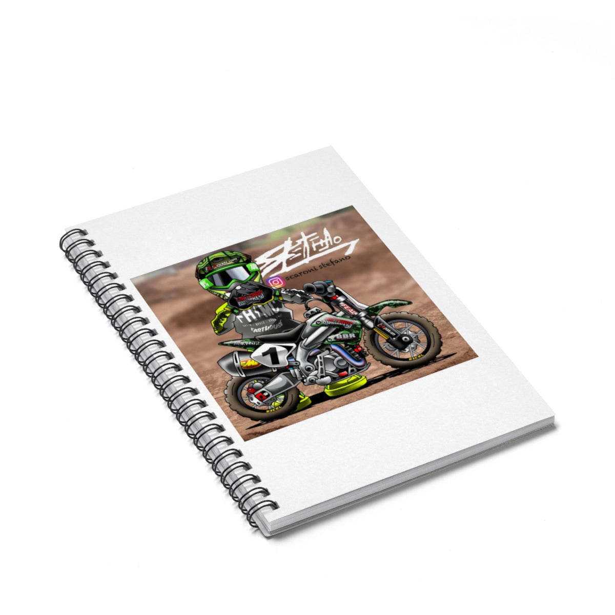 Factory Spiral Notebook - Ruled Line - Factory Minibikes