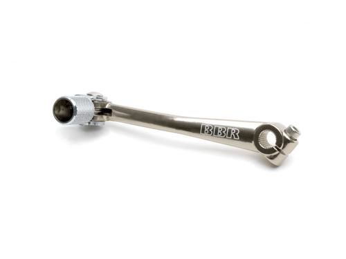 BBR Shift Lever - KLX110 Stock Length - Aluminum Folding - 537-BBR-1007 - Factory Minibikes