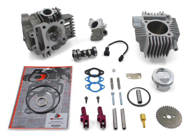 TB Parts 165cc V2 Roller Rocker Race Head Big Bore Kit - Z125 Pro - TBW9177 - Factory Minibikes