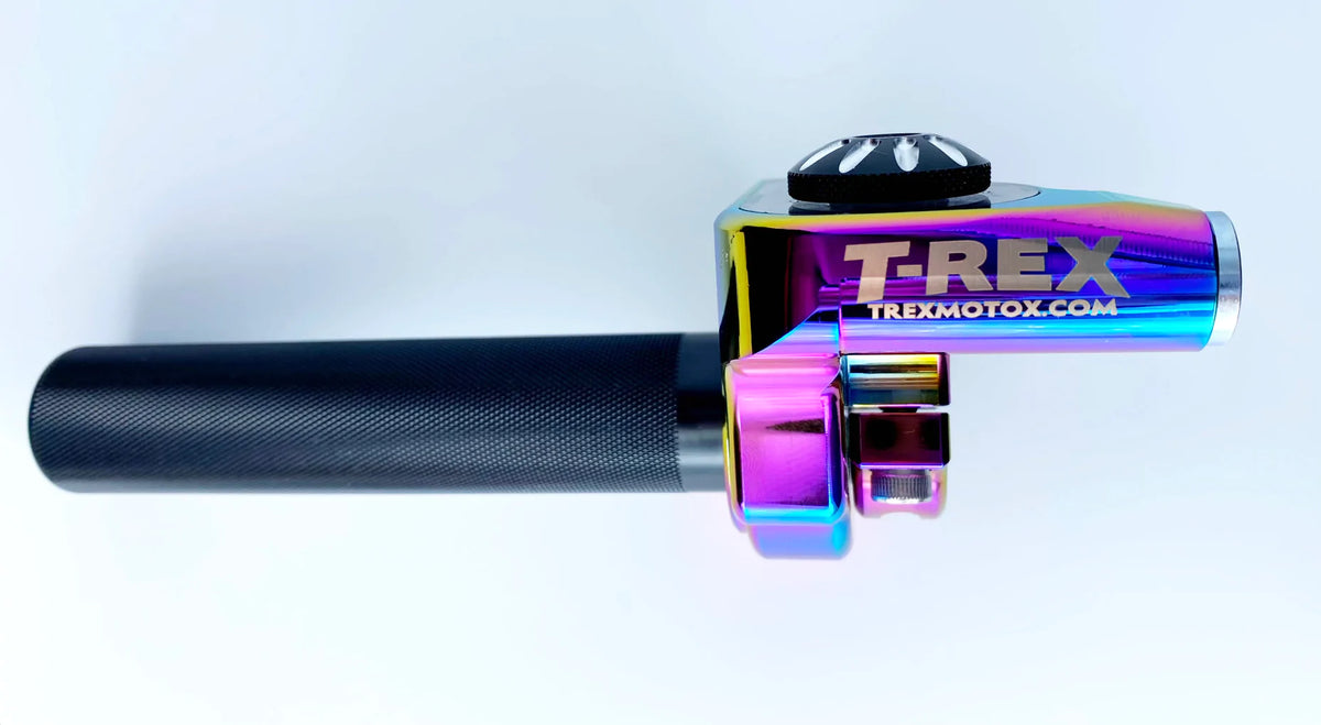 T-Rex Race Spec Billet Throttle - 3/16" TURN!! - Honda CRF110 - 2019 and Newer - Factory Minibikes