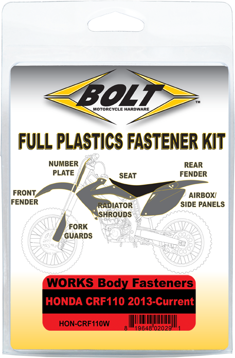 Bolt Body Work Fastener Kit - Factory Minibikes