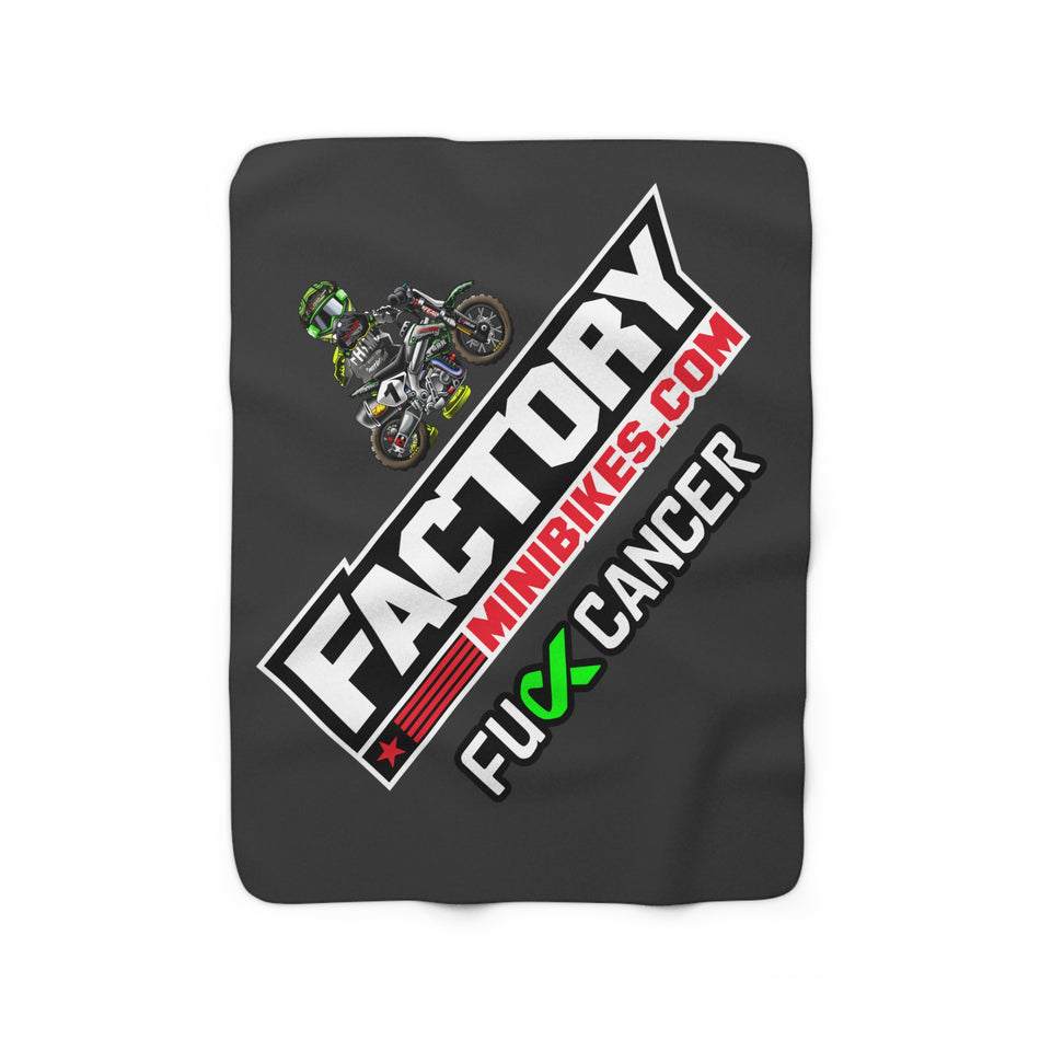 Factory Sherpa Fleece Blanket - Factory Minibikes