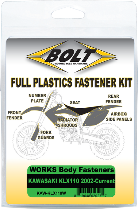 Bolt Body Work Fastener Kit - Factory Minibikes