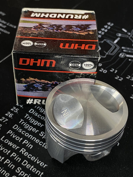 DH Motoring High Compression Cast Piston - 50mm Stock Bore - CRF110 - Factory Minibikes