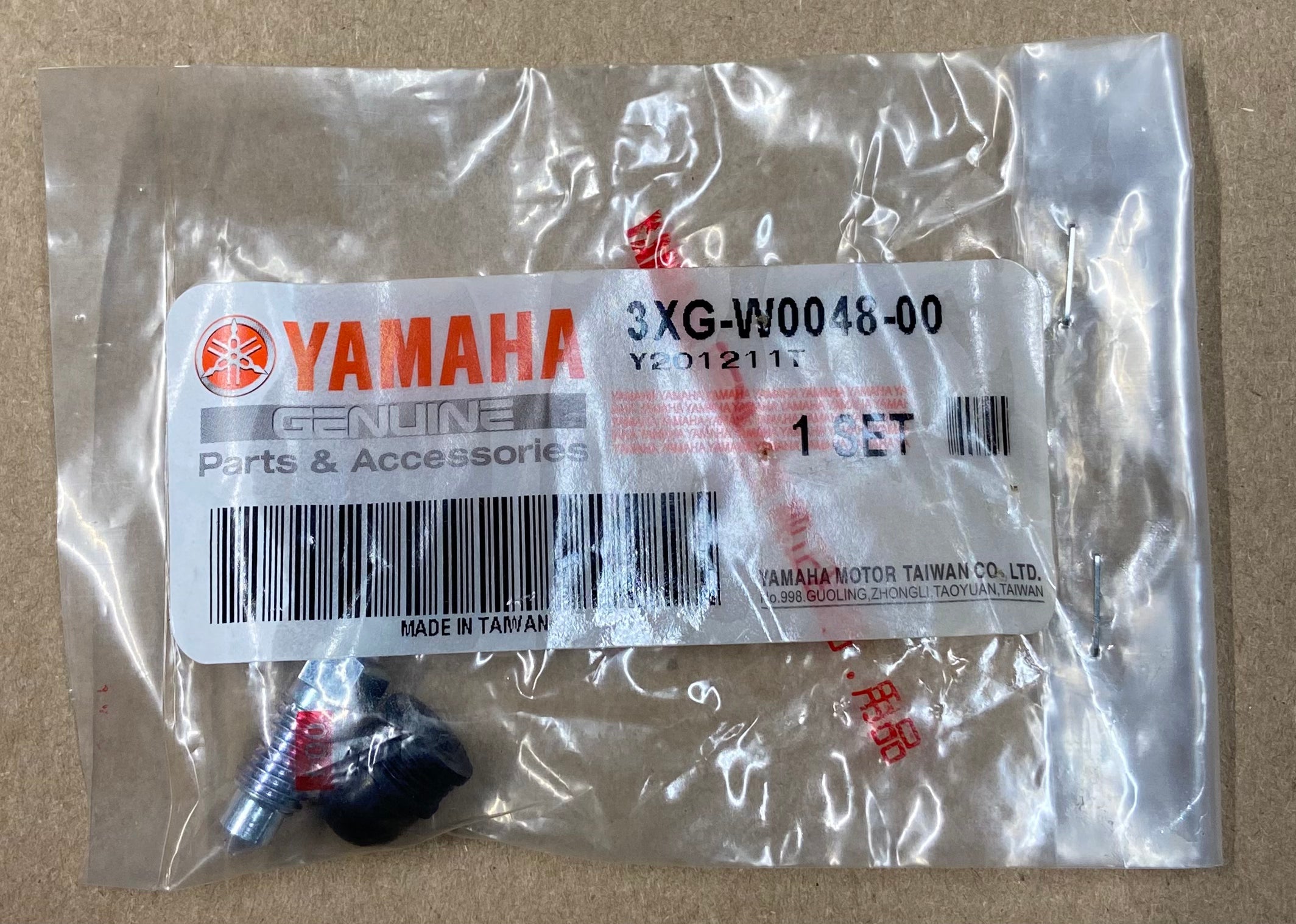 GARAGE SALE -- BLEED SCREW KIT- (3XG-W0048-00-00) - Yamaha ZUMA - Factory Minibikes