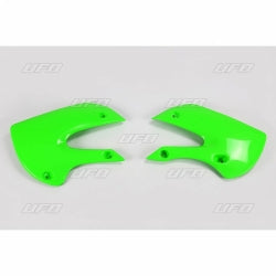 Radiator Covers - '02-09 KLX110 (Black, Blue, Green, Orange, Red, White) - Factory Minibikes