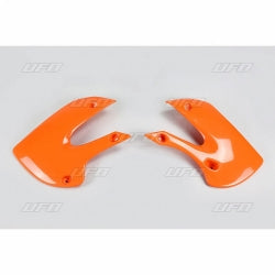 Radiator Covers - '02-09 KLX110 (Black, Blue, Green, Orange, Red, White) - Factory Minibikes