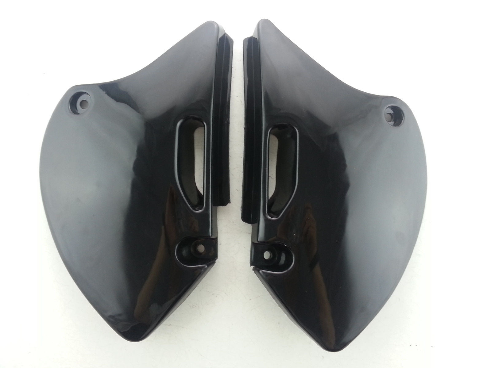 Replica BBR V2/V3/MM12P Perimeter Side Number Plates - Black/White - Factory Minibikes