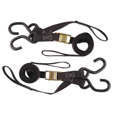 Rider Cargo Soft Loop/Buckle Tie Downs Black - Factory Minibikes