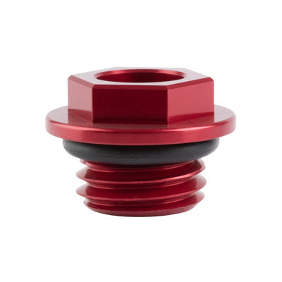 Billet Oil Filler Plug - Red or Black - CRF110 - Factory Minibikes